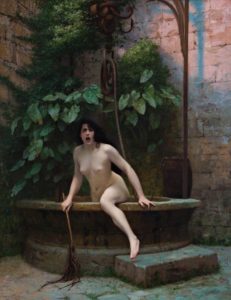 La vérité qui sort du bain et la verité nue