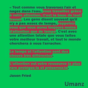 Le temps et l’attention