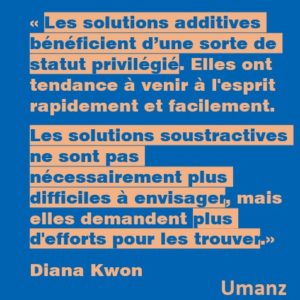 Les solutions soustractives