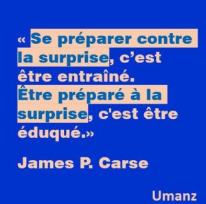 Être préparé à la surprise