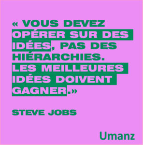 Opérez sur des idées, pas des hierarchies