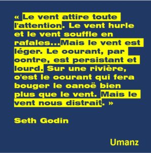 Distinguer le vent du courant