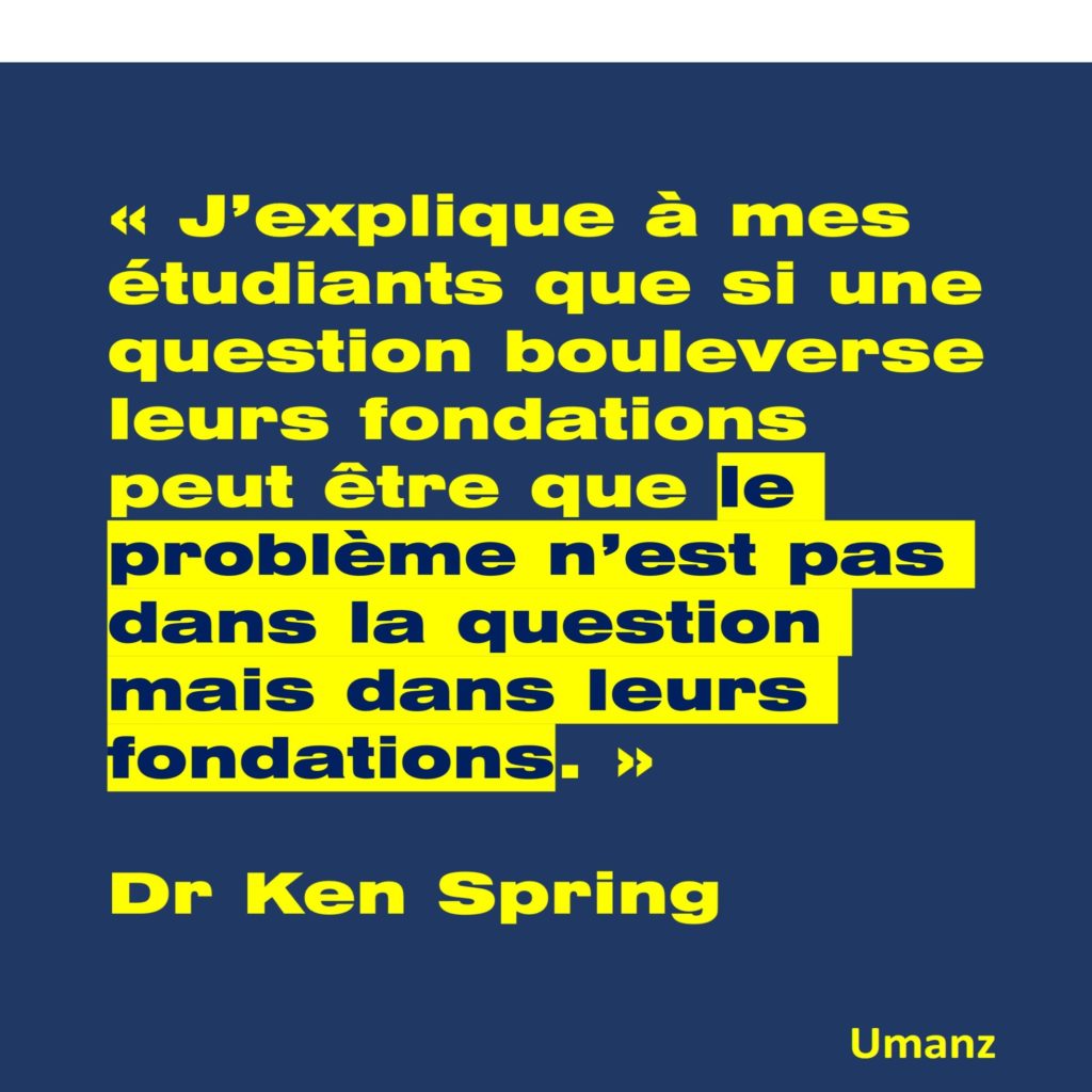 Une question de fondation