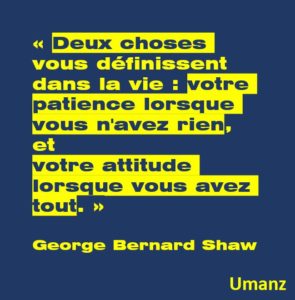 La patience et l’attitude