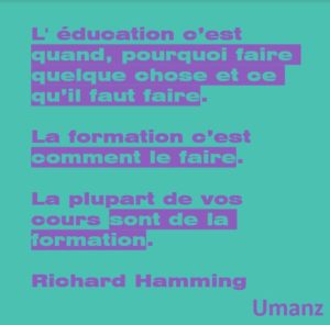 La différence entre l’éducation et la formation