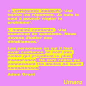 Arrogance Insecure Vs Humilité Confiante
