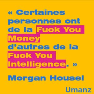 Fuck You Intelligence > Fuck You Money