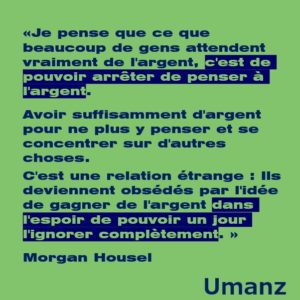Obsession de l’argent ou obsession de ne plus penser à l’argent