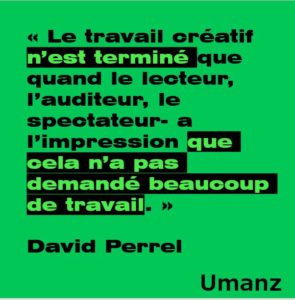 Quand le travail créatif est-il fini ?