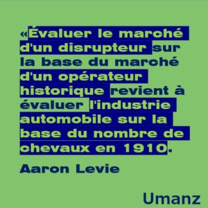 Le marché d’un disrupteur