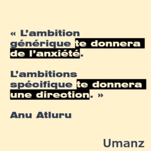 Ambition générique VS Ambition spécifique