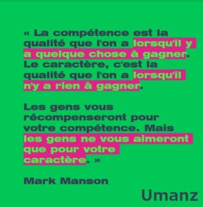 La compétence et le caractère