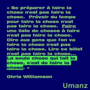 Faire la chose