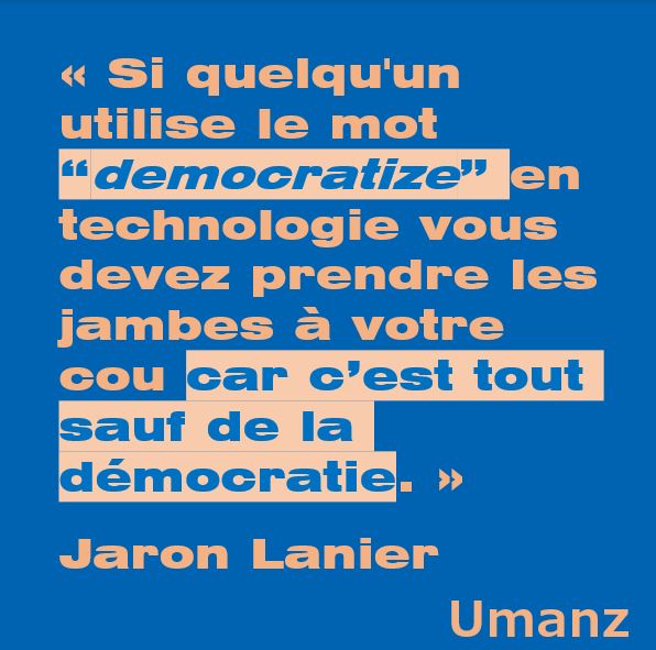 « Democratize » en technologie