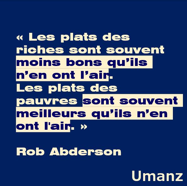 Petit paradoxe de la food